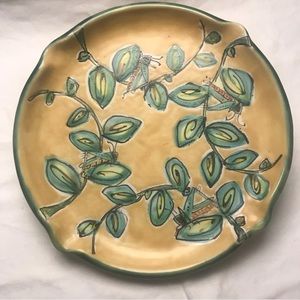 Handmade pottery platter style dish